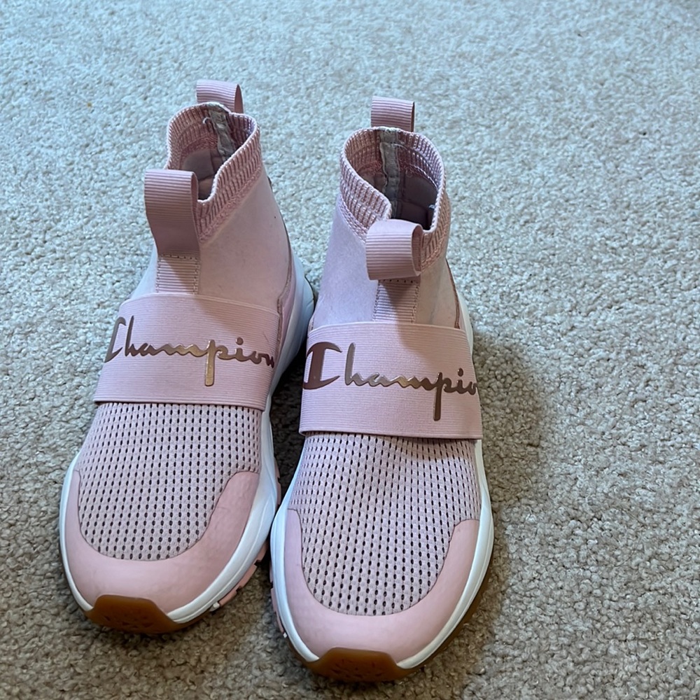 Size 6.5 US champion pink shoes